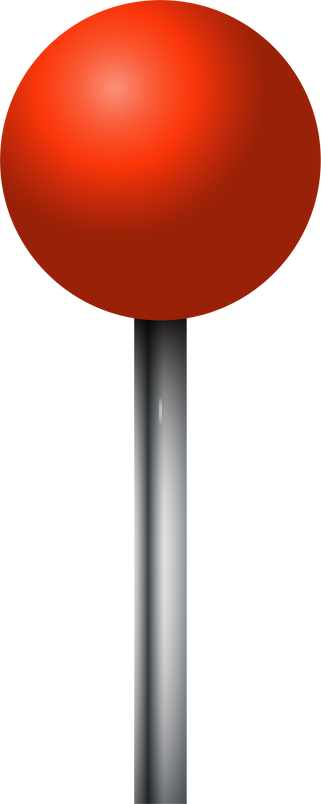 Red Pin Location Icon Illustration